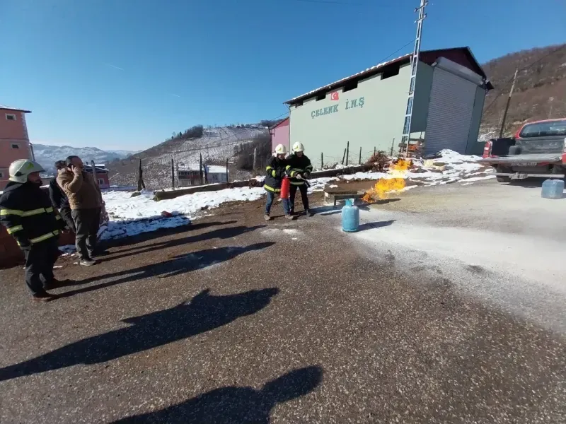 Ordu'da Beş Noktada Gönüllü İtfaiye İstasyonu Kuruldu